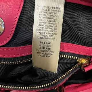 BURBERRY Canterbury Pink Haymarket Check Coated Canvas Leather Tote Bag