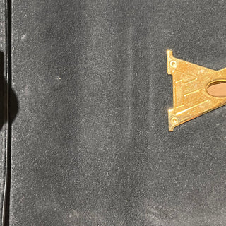 LOUIS VUITTON Lockme Black White Grained Calfskin Crossbody