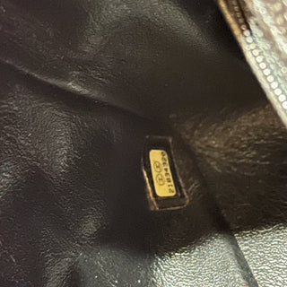 CHANEL Square Camera Black Caviar Leather Crossbody Bag