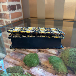 VERSACE Virtus Tweed Crossbody