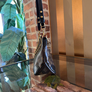 LOUIS VUITTON Boulogne PM Noir Monogram Canvas Shoulder Bag