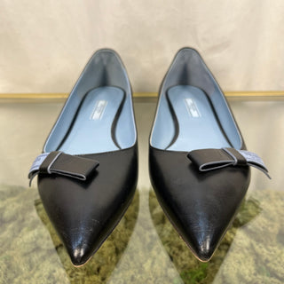 PRADA Black Pointed Flats SZ41