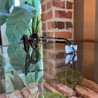 VERSACE MOD 4348 Brown Tortoise Acetate Oversized Sunglasses