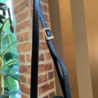 MCM Black Vintage Visetos Monogram Canvas Top Handle