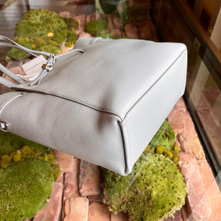 GIVENCHY Voyou North South Small Light Grey Calfskin Tote