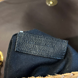 SAINT LAURENT Niki Medium YSL Raffia Shoulder Bag