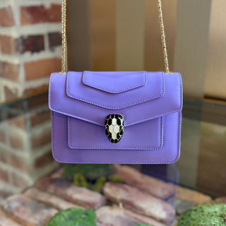 BVLAGRI Purple Small Forever Serpenti Bag
