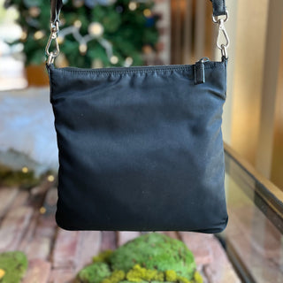 PRADA Messenger Black Nylon Messenger Bag