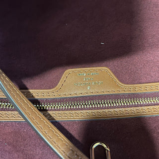 LOUIS VUITTON Neverfull MM 1854 Maroon Jacquard Canvas Tote Bag