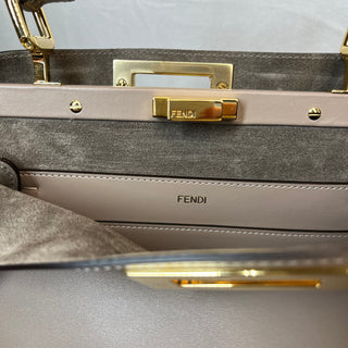 FENDI Peekaboo Soft Medium Dove Gray