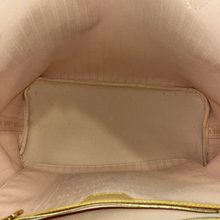 LOUIS VUITTON Neverfull MM Damier Azur Canvas Tote Bag