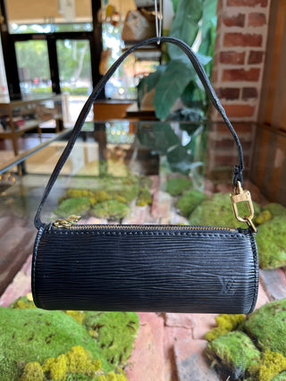 LOUIS VUITTON Papillon Mini Black Epi