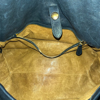 PRADA Aviator Studded Nappa Leather Top Handle Satchel Bag