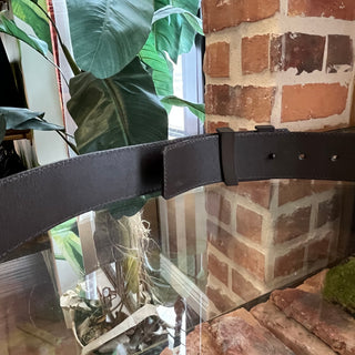 LOUIS VUITTON LV Initiales Damier Ebene Belt SZ100/40