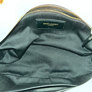SAINT LAURENT LouLou Small White Puffer Lambskin Leather Shoudler Bag