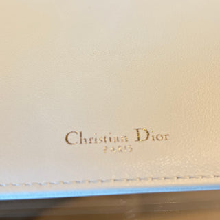 Christian Dior Multicolor Calfskin Lady-Dior Wallet on Chain