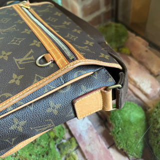LOUIS VUITTON Bosphore Messenger PM Brown Monogram Canvas Crossbody Bag