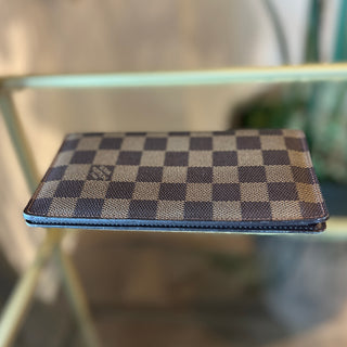 LOUIS VUITTON Damier Ebene Brazza Wallet