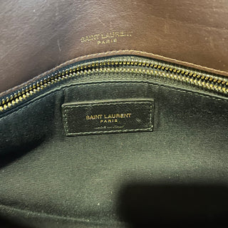 SAINT LAURENT Niki Medium YSL Raffia Shoulder Bag
