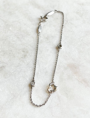 Tiffany & Co. Peretti Diamond Heart Bracelet