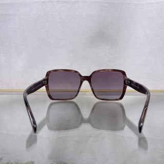 CHANEL 5408 1641/S1 Light Brown Purple Tortoise Acetate Square Sunglasses