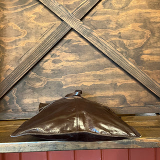 BOTTEGA VENETA Vintage Brown Leather Square Tote