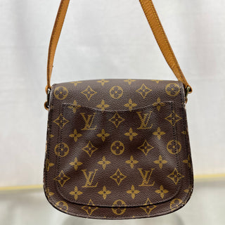 LOUIS VUITTON Brown Monogram Canvas Saint Cloud PM Bag