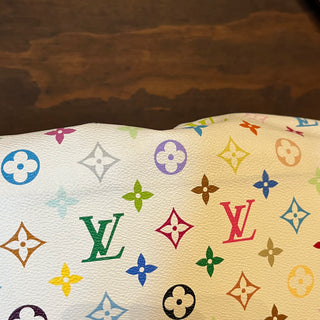 LOUIS VUITTON Ursula White Monogram Multicolore Canvas Bag
