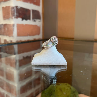 LAGOS Vintage Pink Quartz Sterling Silver Caviar Ring