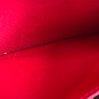 LOUIS VUITTON Clemence Damier Ebene Canvas Wallet