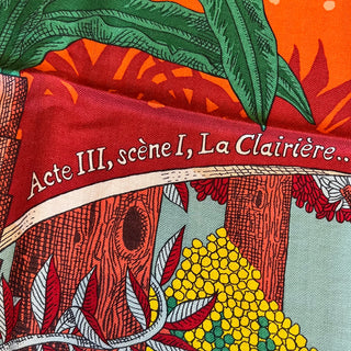 HERMES Mulitcolor Acte III Scene I La Clairiere Cashmere Shawl