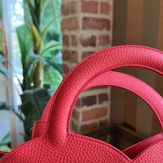 TIFFANY & CO. Return to Tiffany Heart Red Leather Tote Bag