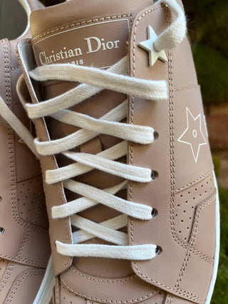 CHRISTIAN DIOR Men's Nude Star Trainers Sz 39