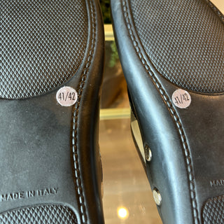 BURBERRY Housecheck Black Rubber Slippers