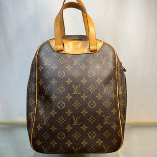 LOUIS VUITTON Excursion Brown Monogram Canvas Top Handle Bag