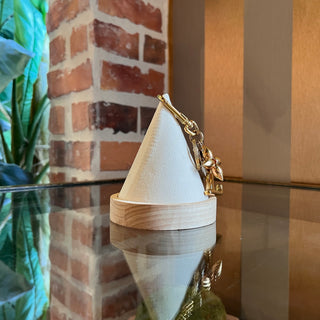 LOUIS VUITTON Gold New Wave Bag Charm & Key Holder