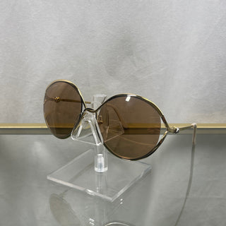 CARTIER A31E35AF Gold Metal Sunglasses