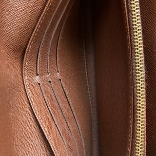 LOUIS VUITTON Sarah LV Monogram Brown Coated Canvas  Wallet