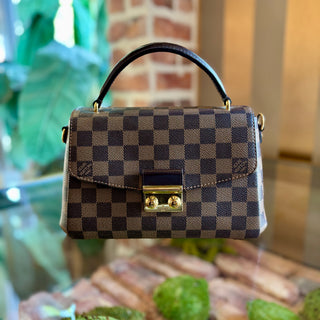 LOUIS VUITTON Damier Ebene Croisette