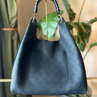 LOUIS VUITTON Blue Monogram Carmel Shoulder Bag
