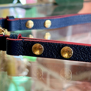 LOUIS VUITTON Marine Rouge Leather NeoNoe Strap