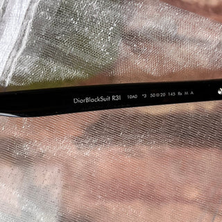DIOR DiorBlackSuitO N11 Black Acetate Eyeglasses