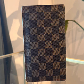 LOUIS VUITTON Damier Ebene Brazza Wallet