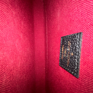 LOUIS VUITTON Black Pochette Félicie