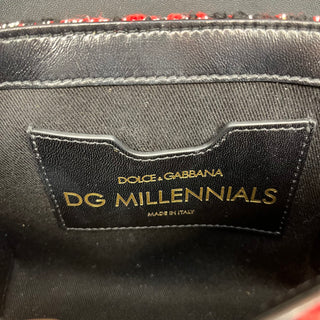 DOLCE & GABBANA DG Millennials Mini Red Tweed Crossbody