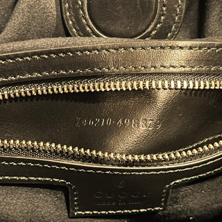 GUCCI Deco Medium Black Leather Quilted Tote