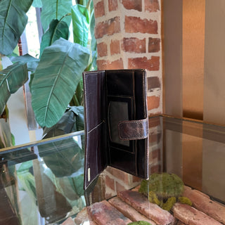 FENDI Sas Brown Vinatge Zucca Canvas Wallet