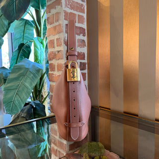 LOUIS VUITTON Low Key Cookie MM Cognac Calf Leather Hobo