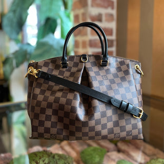 LOUIS VUITTON Odeon Tote MM Damier Ebene Canvas Tote