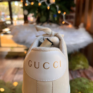 GUCCI Screener GG Monogram Web Stripe Sneakers SZ41(11US)